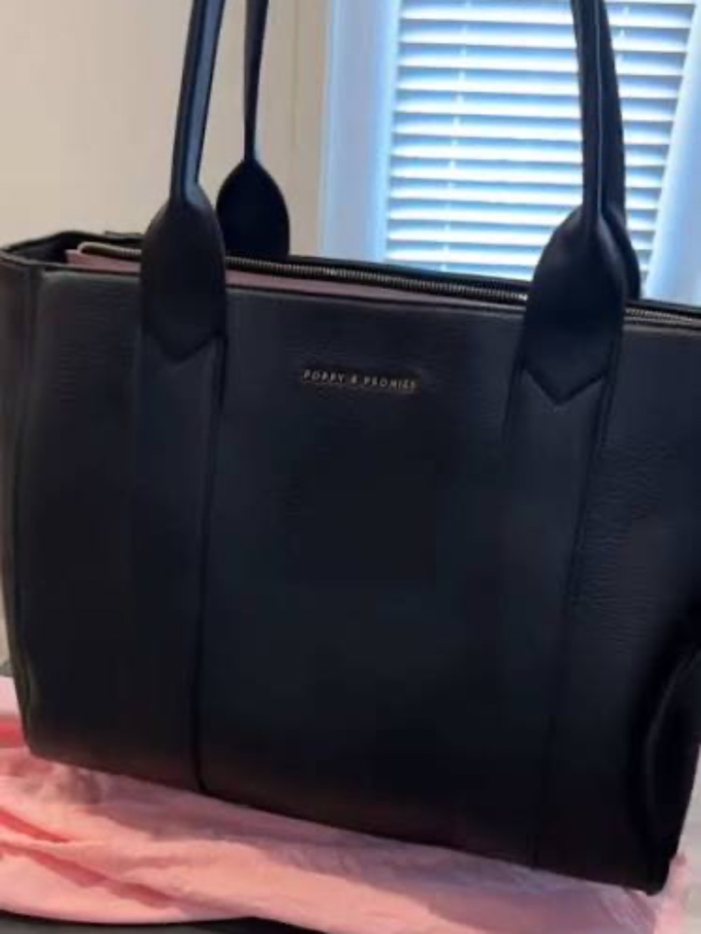 Poppy and Peonies Black Multitasker
